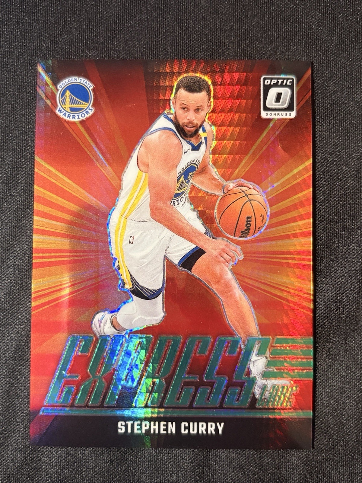 2024 25 Optic Express Lane Green Stephen Curry /249 Warriors