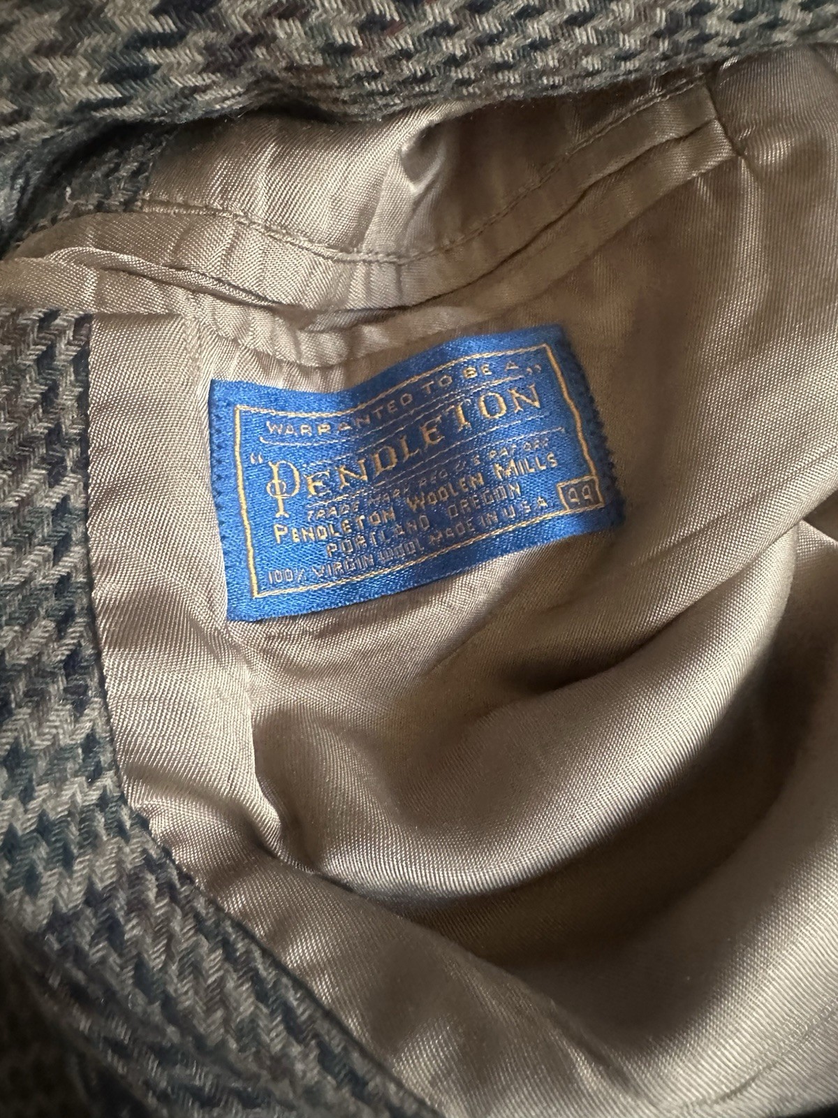 Vintage Pendleton Wool Jacket Men’s Plaid - image 4