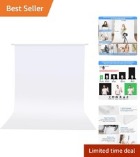 Professional White Photography Backdrop 5x7 ft for Birthdays and Weddings