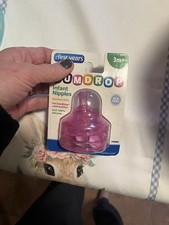 NEW SEALED The First Years Gumdrop Infant Nipples 3m Medium Flow Pink 2 Pack
