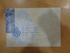 St. Galler Stickerei Luxus Heft der Schweizer Post