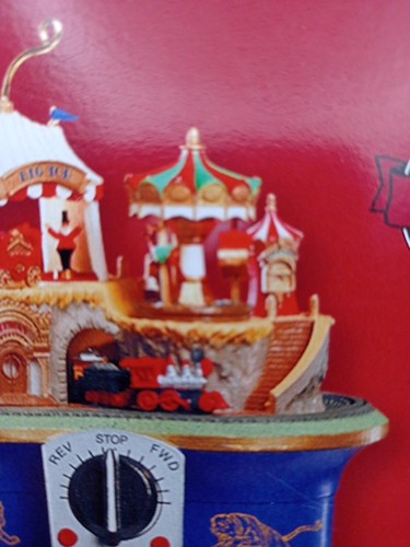 Hallmark Keepsake Ornament 2002 Circus Mountain Railroad Light Sound Motion New - Picture 4 of 22