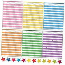 18 Pack Incentive Chart for Classroom Reward Chart for Kids Multi Color