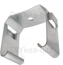 2 x IKEA 124402 Bed Bracket Clamp SONGESAND HEMNES SKORVA TARVA HELLEFJORD