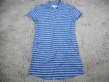 Southern Tide Womens Kamrynn Brr Intercoastal Stripe Dress Cobalt Blue Nylon Ble