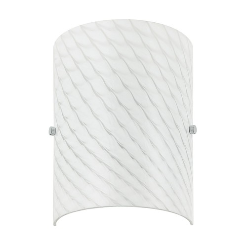 Chrome Two Light Wall Sconce from the Swirled Collection - Picture 4 of 4