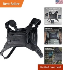 Water Resistant Running Vest Chest Pack, Phone Holder for Running, Lightweigh...