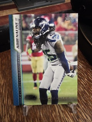 2015 Topps Field Access Adrenaline Rush 63/99 Richard Sherman #ARA-RSH Seahawks 