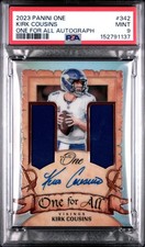 2023 PANINI ONE ONE FOR ALL AUTO #342 KIRK COUSINS 45/99 PSA 9