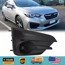Pasenger Side Bumper Fog Light Cover Bezel For 2017 2018 2019 Subaru Impreza