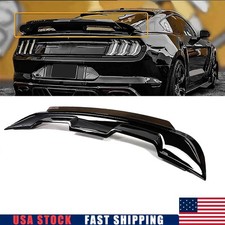 For 2015-2022 Ford Mustang Gt500 Style Rear Trunk Spoiler Wing W Gurney Black For 2015-2022 Ford Mustang Gt500 Style Rear Trunk Spoiler Wing W Gurney Black