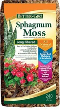 Better-gro Sphagnum Moss - 100 Natural, Long-fiber Moss for Orchids, Ferns, and