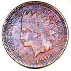 1907 Indian Head Penny.....   Nice Detailed Coin.....  6-30-5