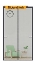 Upgraded Magnetic Screen Door Thicker 250g/  Reinforced Mesh,36 Lon... Fa