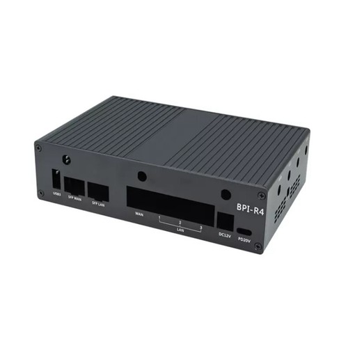 Pour Banana Pi R4 Boîtier en Aluminium Boîtier en Métal pour Banana Pi -R4 Entwic9448 - Photo 4/6