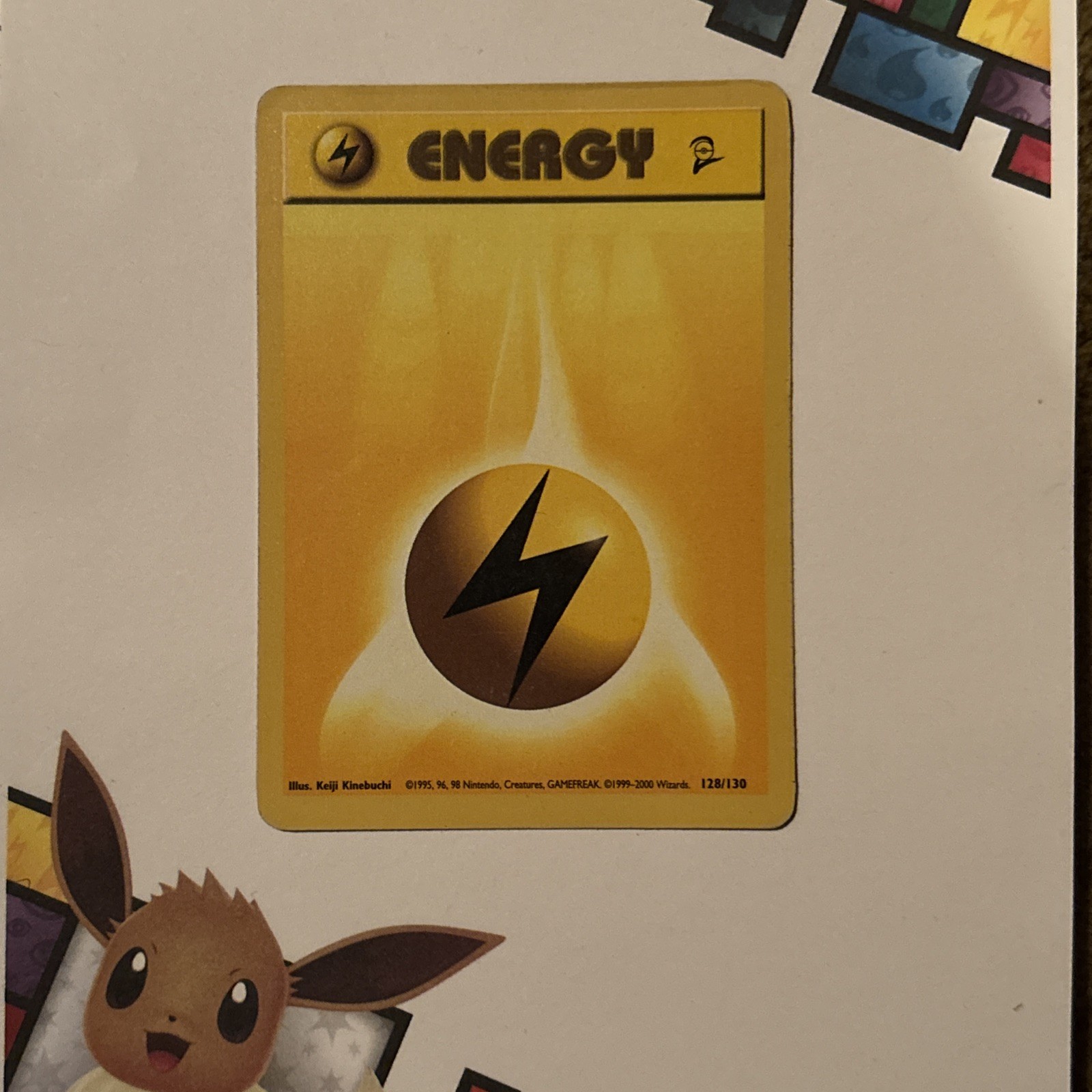 Pokémon Lightning Energy 128/130 (Base Set 2) 2000