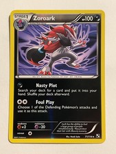 Zoroark, 71/114, Black & White, Holo Rare, Reverse Holo-Foil, LP on eBay