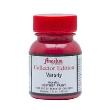 Collector's Edition Varsity Red Acrylic Leather Paint 1 Fluid Ounce Bottle