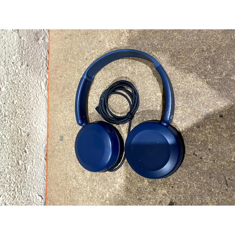 JVC HA-S31M Stereo Headphones Blue Wired 3.5mm Jack Lightweight Over The Ear - Image 2 of 4