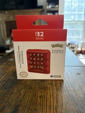 HORI 24-Game Card Case for Nintendo Switch 2 Pokemon Pixel Art Red