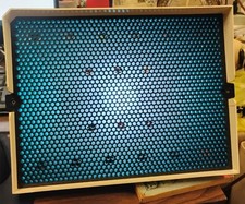 Vintage 1967 Hasbro Lite-Brite Toy Original Box White Frame Model 5455 Working