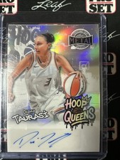 Diana Taurasi 2025 Leaf Metal Women of Sport Silver Hoop Queens Auto 2/10