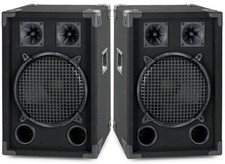 COPPIA CASSE ACUSTICHE PASSIVE non amplificate 10" POLLICI 800W DJ KARAOKE PARTY