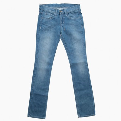 Ksubi Medium Wash Low Rise Straight Leg Jeans Size 26