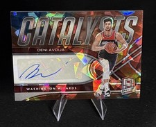 Deni Avdija Auto 35/49 2021-22 Spectra Catalysts Signatures Red Ice Astral Prizm