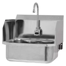 Sani-Lav Es2-507L-0.5 Hand Sink, 19 In. L, Ss, Ac Sensor