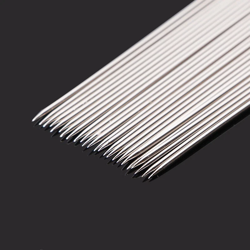 50 piezas de acero inoxidable costura manual agujas grandes afiladas para tapicería costura Foto 4 de 4