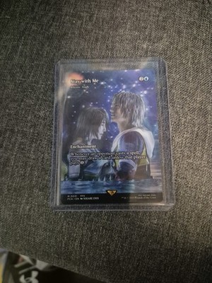 Magic: The Gathering Stay with Me Enchantment FFX M0031 Square Enix Blue