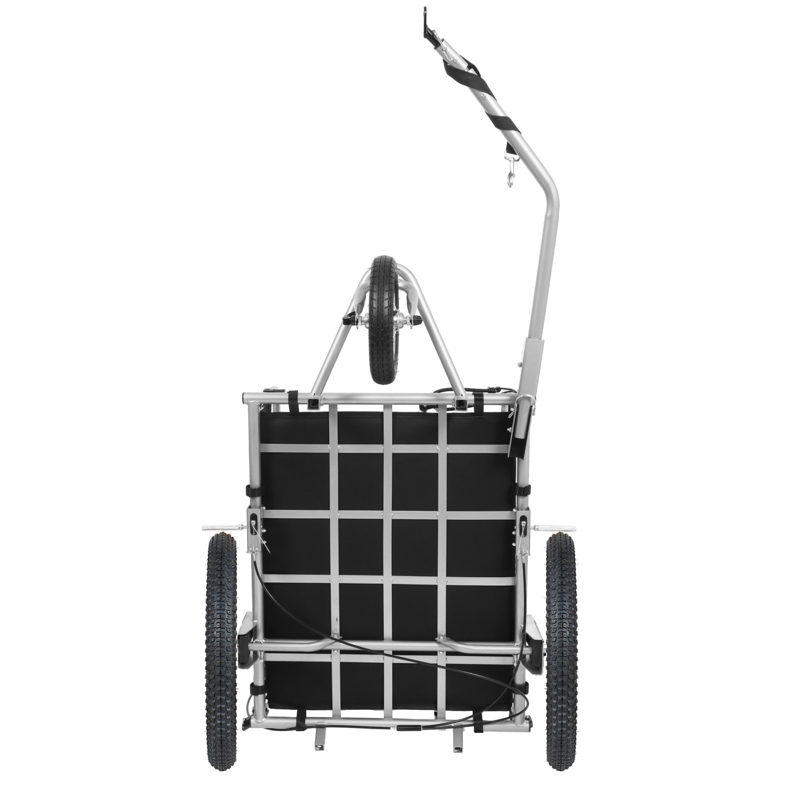 Upgraded 3-in-1 Heavy-Duty Bike Trailer 150lbs Capacity Fat Tires