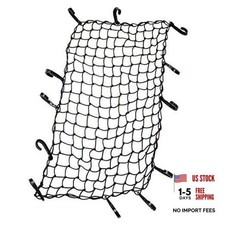 22"x38" Cargo Net Stretches to 44"x76", Latex Bungee Cargo Net with 2"X2"
