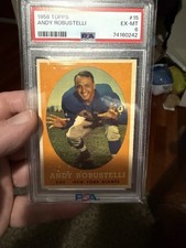 1958 Topps Andy Robustelli New York Giants HOF #15 PSA 6