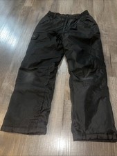 Vertical '9 Snow Ski Pants Big Kids Size L 12-14 Elastic Black Pocket MSRP 54