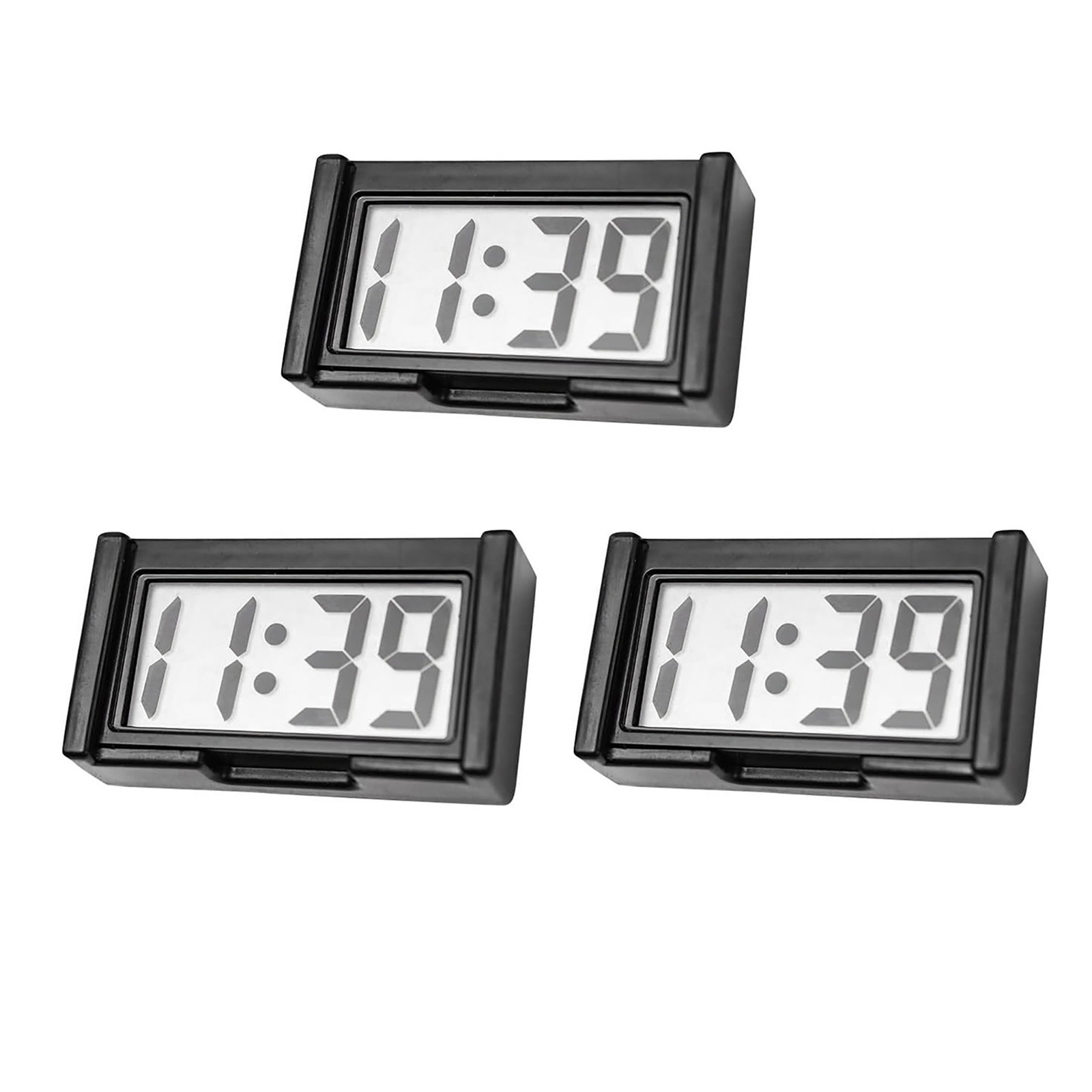 3 PCS Mini Digital Clock Small Adhesive Stick On With AG 10 Battery Included Now featured image