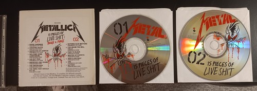 METALLICA 15 Pieces Live Shit Binge PROMO 2-CD 1993 RARE Thrash Heavy Metal rock