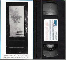 Broadway Danny Rose (VHS, 1991) Woody Allen, Mia Farrow & Nick Apollo Forte!!!