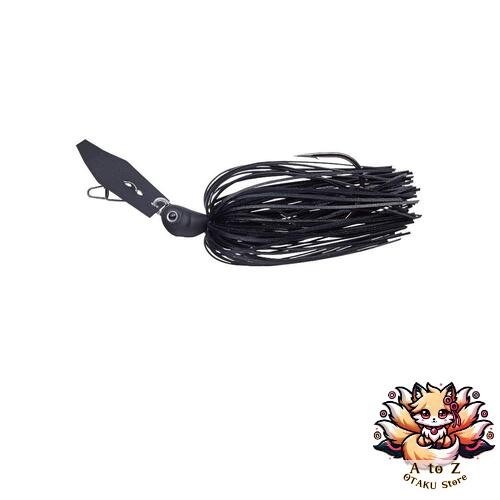 NEW Evergreen ChatterBait Jack Hammer TG 1/2oz #48 Matte Black - Image 1