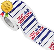 300 Pcs Oil Change Stickers   2  X 2  Removable Vinyl Labels for Windshield, Aut