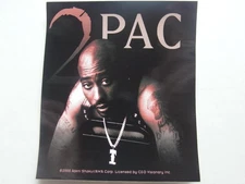 Tupac Shakur 2Pac Sticker C&D Visionary 2000 Licensed 3.5x4" Rap Hip-Hop Decal