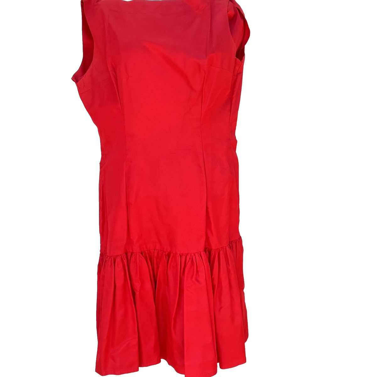 drop waist flapper style dress 1920s Chiffon Drop Waist "Flapper" Dress with Black Lace