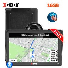 XGODY 9" BT Truck HG LGV Lorry Sat Nav Mortorhome GPS Navigation UK & EU Maps