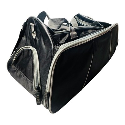 Uline Heavy Duty Duffel Bag Black Gray Utility Gear Equipment Travel Tote