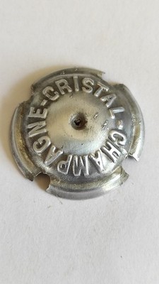 CRISTAL ROEDERER Champagne Capsule Aluminum Plate No. 1