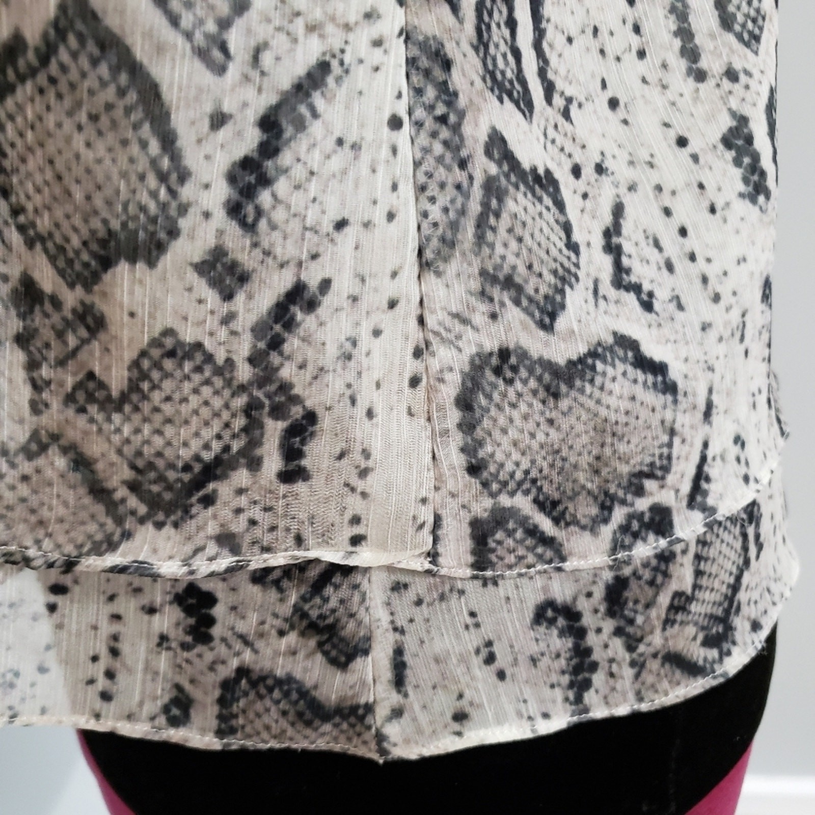 Generation Love Python Snake Semi Sheer Tiered Ta… - image 9