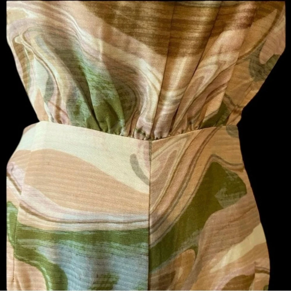 Mono de Verano Exuberante Corte Espalda Halter Mono | Resortwear | Nuevo con Etiquetas Talla S Foto 4 de 4