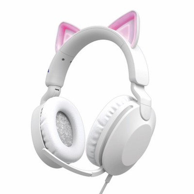 Wired LED Cat Ear Gaming Headset