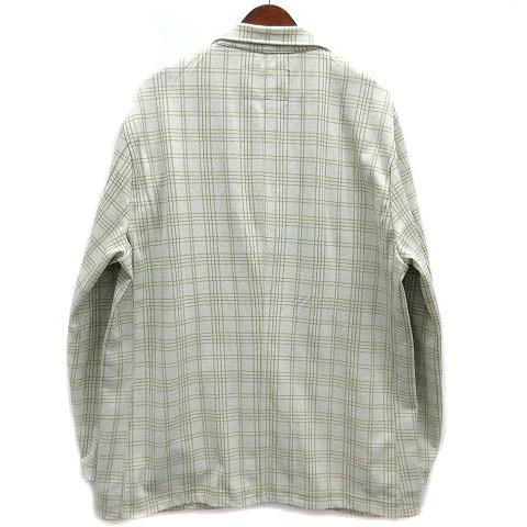 Used Schott Pattern Jersey 2 Button Jacket Check … - image 2